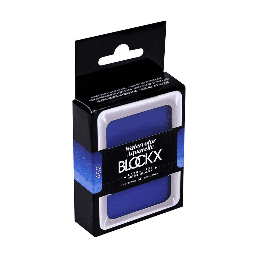 Краски акварельные "Blockx. Giant pan", 452 кобальт голубой, 18 мл., кювета - 4