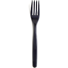 Пластиковая вилка одноразовая премиум-класса 