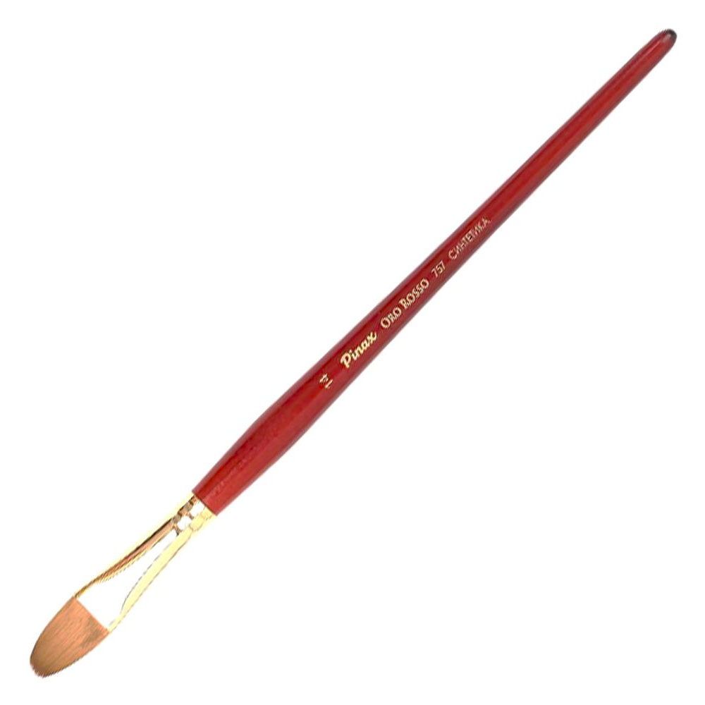Кисть для рисования "Pinax ORO ROSSO", синтетика, плоскоовальная, №14