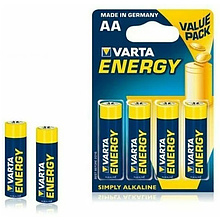 Батарейки алкалиновые "VARTA ENERGY LR6"