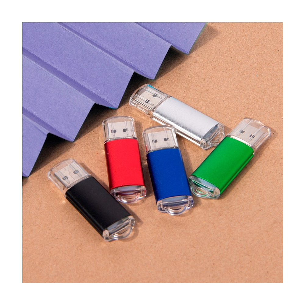 Карта памяти USB Flash 2.0 "Assorti", 8 Gb, серебристый - 5