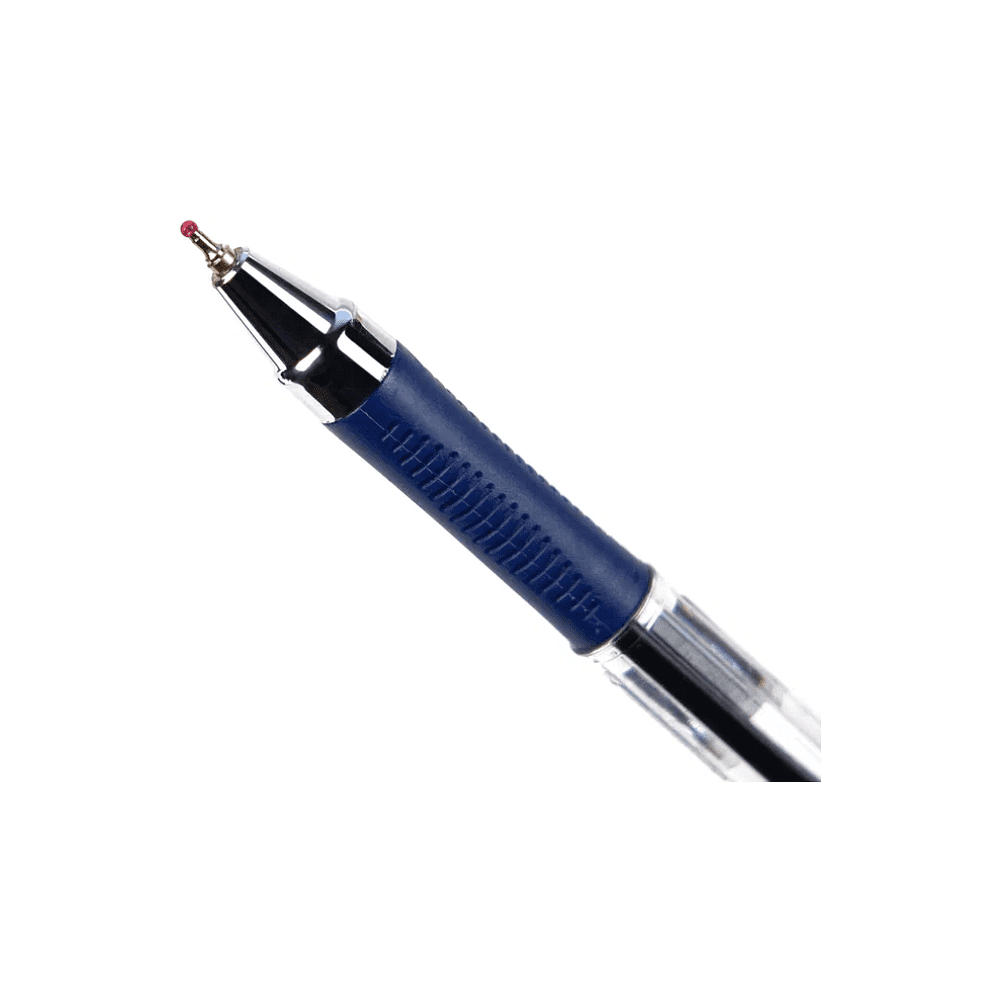 Ручка шариковая "Maxriter", 0.7 мм, прозрачный, стерж. синий - 6