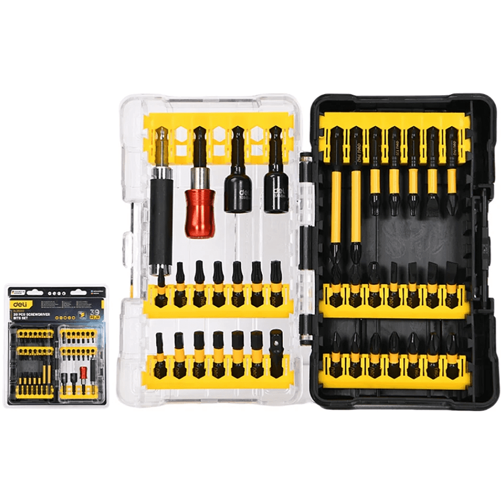 Набор ударных бит Deli YS EDL251203, с держателем, 39 шт. - 2