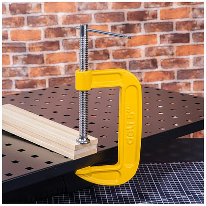 Струбцина G-образная Deli YS EDL-G205, 125 мм - 5