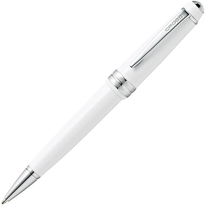 Ручка шариковая автоматическая "Cross Bailey Light", 0.7 мм, белый, стерж. черный