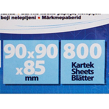 Бумага для заметок "Donau Cube", 90x90x90 мм, 800 листов, ассорти