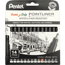 Набор ручек капиллярных "Pointliner", 14 шт