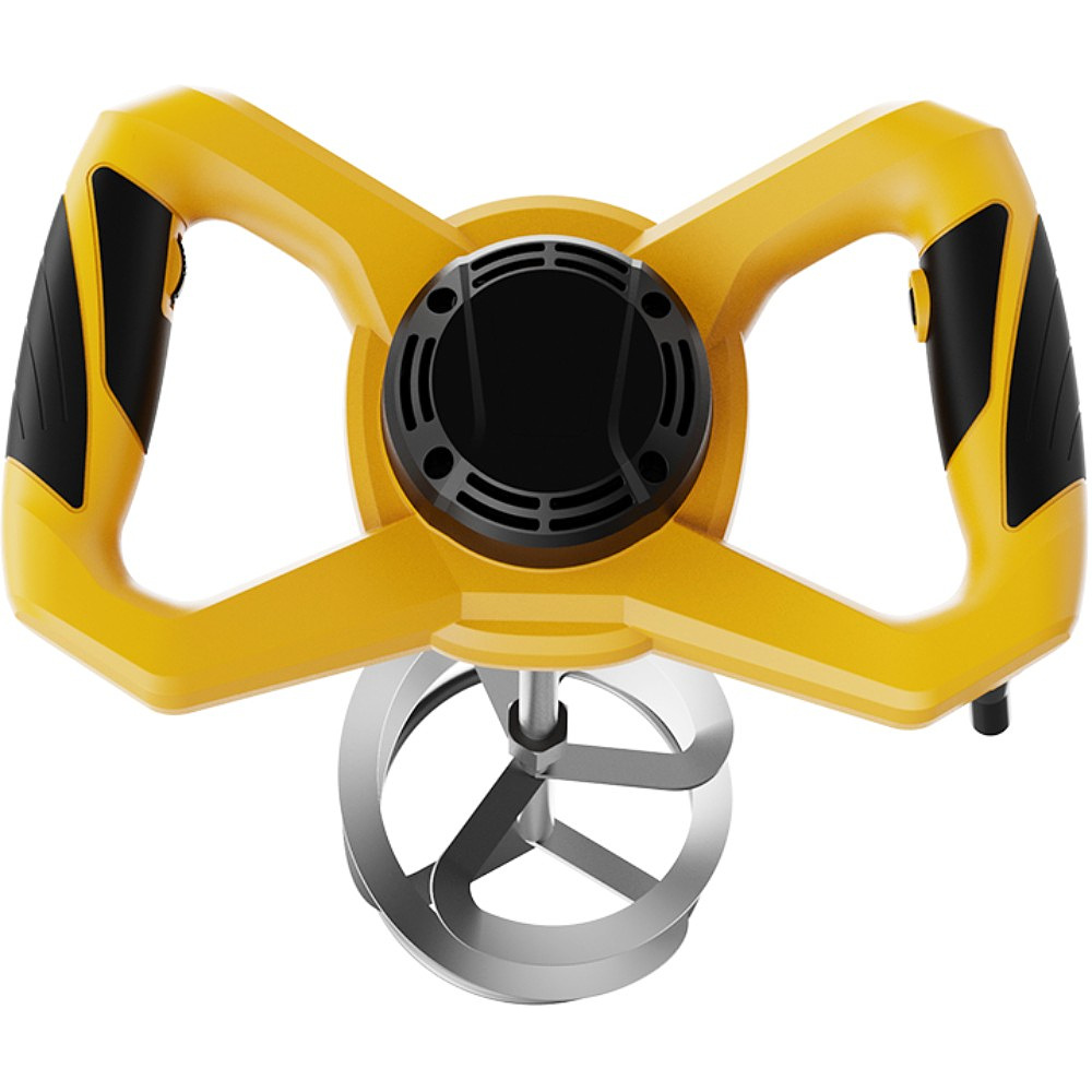 Миксер строительный Deli YS EDC176, 1400 Вт, 1 венчик, желтый - 4