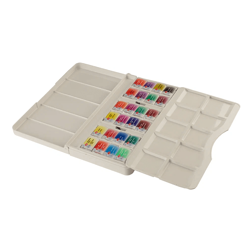 Краски акварельные "Белые ночи новейшая история", 24 цвета, кюветы - 8