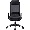 Кресло для руководителя SitZone E-VL002A, сетка, ткань, пластик, черный, -30% - 2