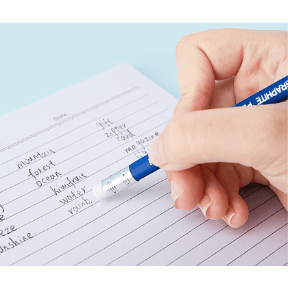 Карандаш простой "Deli Uspire", HB, синий - 3