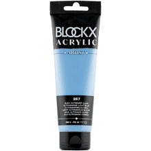 Краски акриловые "Blockx", 257 ультрамарин синий светлый, 120 мл