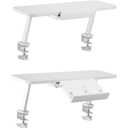 Комплект Ergosmart ученический Smart 80: стол E602 GREY, полка к столу E611 WHITE, накладка Е511 - 8