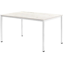 Стол Millwood Сеул, 1300х800 мм, металлокаркас белый