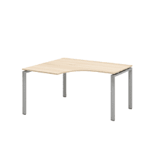 Коллекция Титан Стол угловой правый ТНУ314ТР П+ТНУ314К П-22_ПР, 1400х1200х742, с пропуском