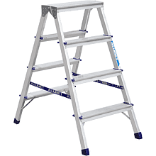Стремянка бытовая "Алюмет" двухсторонняя