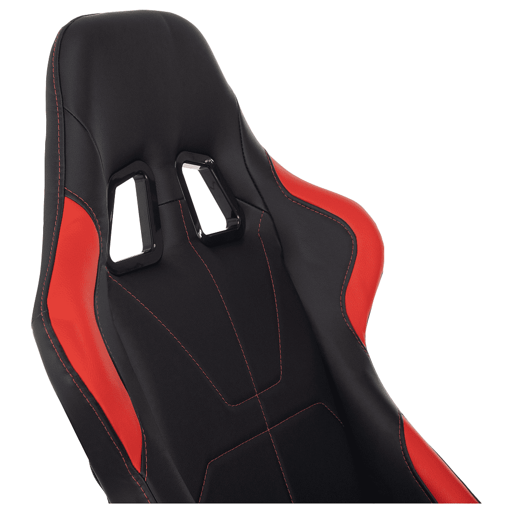 Кресло игровое Бюрократ Zombie VIKING 5 AERO Red Edition экокожа, черный, красный - 10