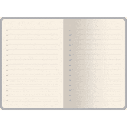 Ежедневник недатированный "La Manche", А5, графитовый - 4