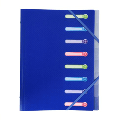 Папка на резинках "Opak", 10 мм, пластик, ассорти - 3