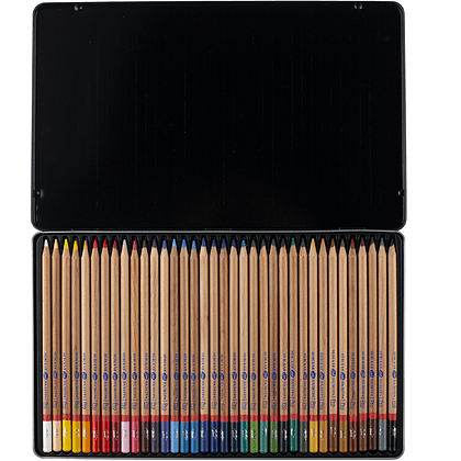 Цветные карандаши "Мастер-Класс", в жестяном пенале, 36 цветов - 2