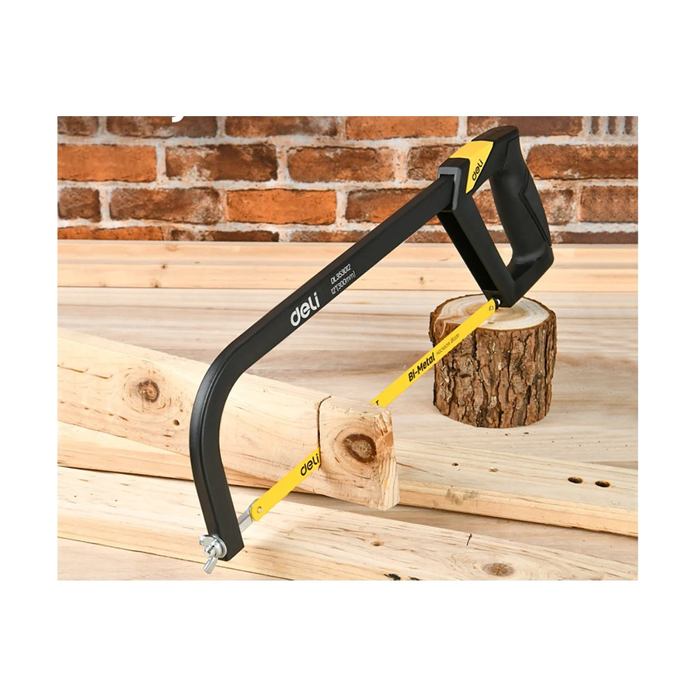 Ножовка по металлу Deli YS EDL353012, 300 мм, желтый, черный - 8