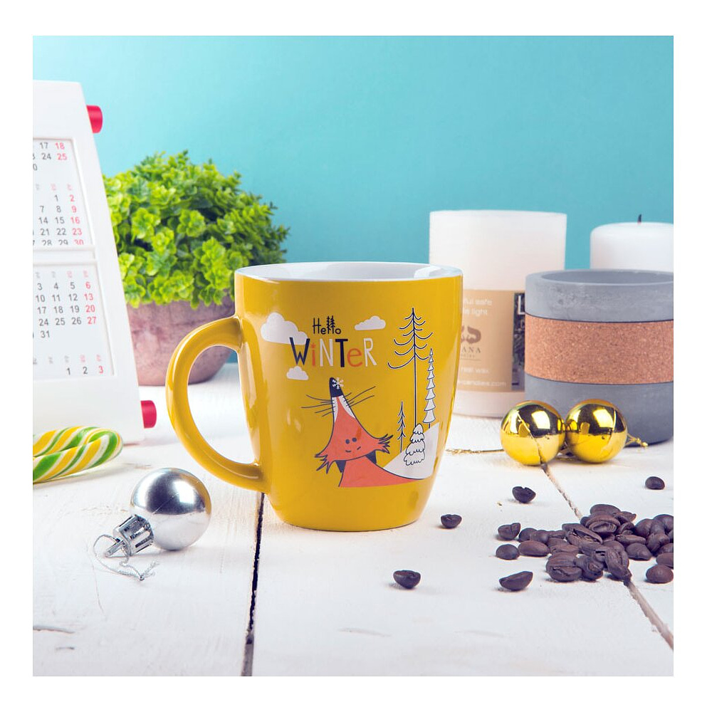 Кружка "Anna", керамика, 310 мл, черный - 3