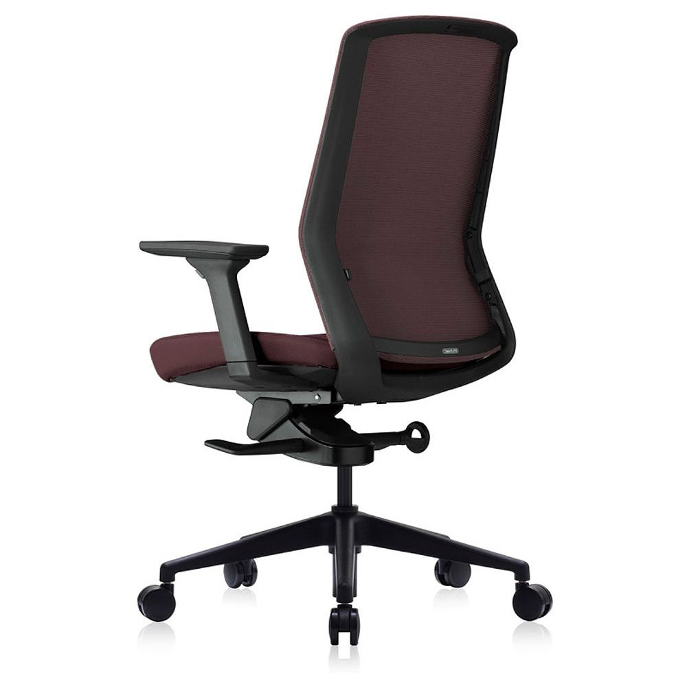 Кресло для руководителя Bestuhl "J1", сетка, ткань, пластик, коричневый  - 4