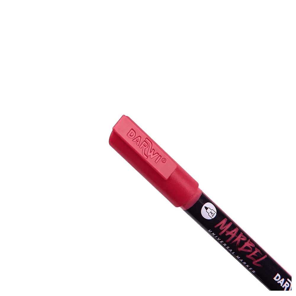 Маркер акриловый "Darwi.Marbel" 420, кармин - 2