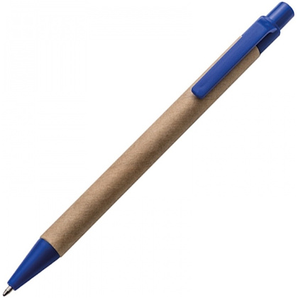 Ручка шариковая автоматическая "Bristol", коричневый, синий, стерж. синий