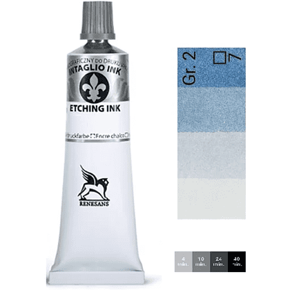 Краски для печати "Intaglio ink", 30 синий, 60 мл - 2