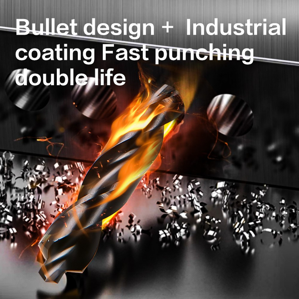 Сверло по металлу Deli RS EDH-MHZ110-E4, 11.0 мм, DIN 338, HSS-TiN - 7