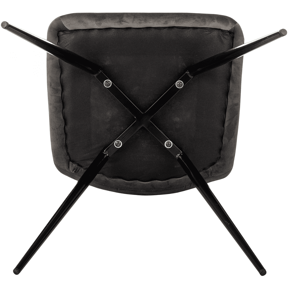 Стул Бюрократ "CH-K1_2", ткань, тёмно-серый, металл, комплект 2 штуки - 10