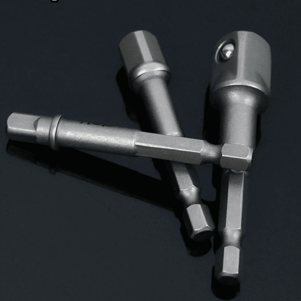 Набор адаптеров шестигранников Deli YS EDL110002, 1/4 на квадрат 1/4'', 3/8'', 1/2" - 9