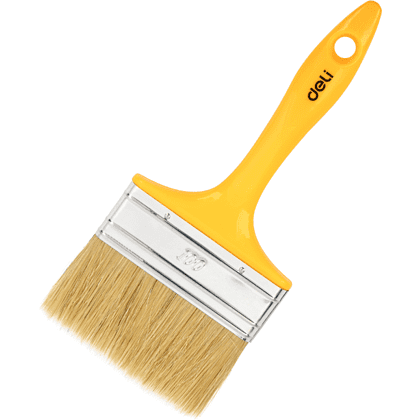 Кисть малярная Deli YS EDL509139, плоская, 4"-100 мм, смешанная щетина