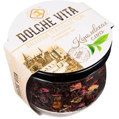 Чай Dolche vita "Королевская смесь", 50 г, черный