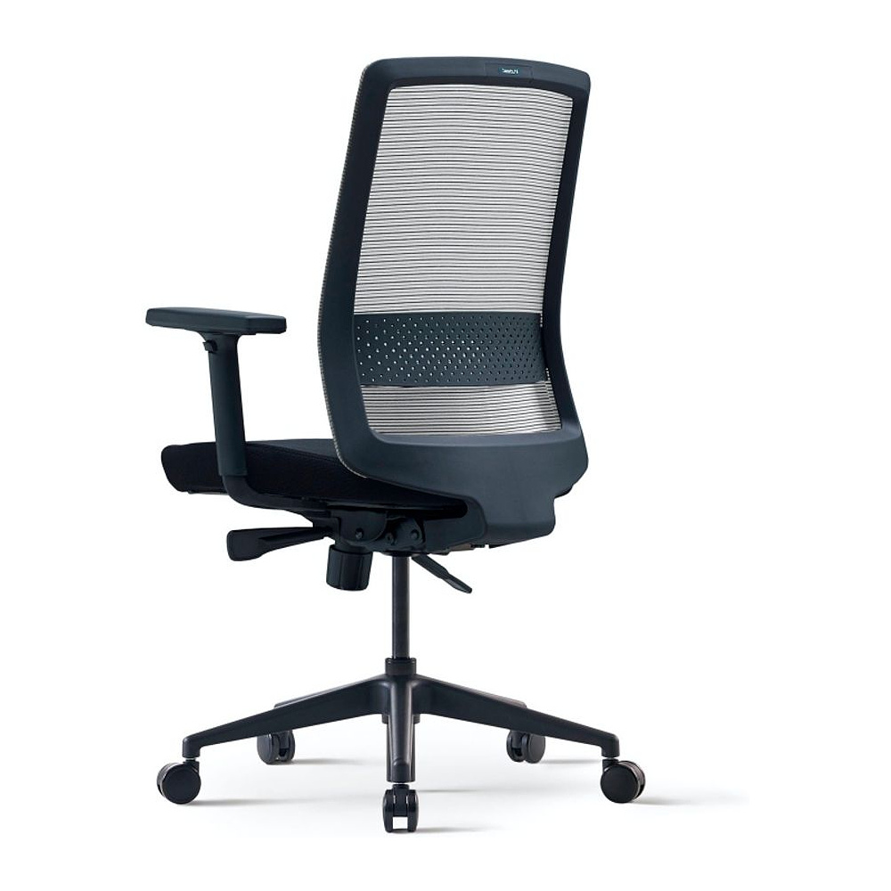Кресло для руководителя BESTUHL "S30", сетка, ткань, пластик, черный - 4