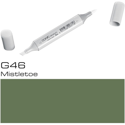 Маркер перманентный "Copic Sketch", G-46 белая омела