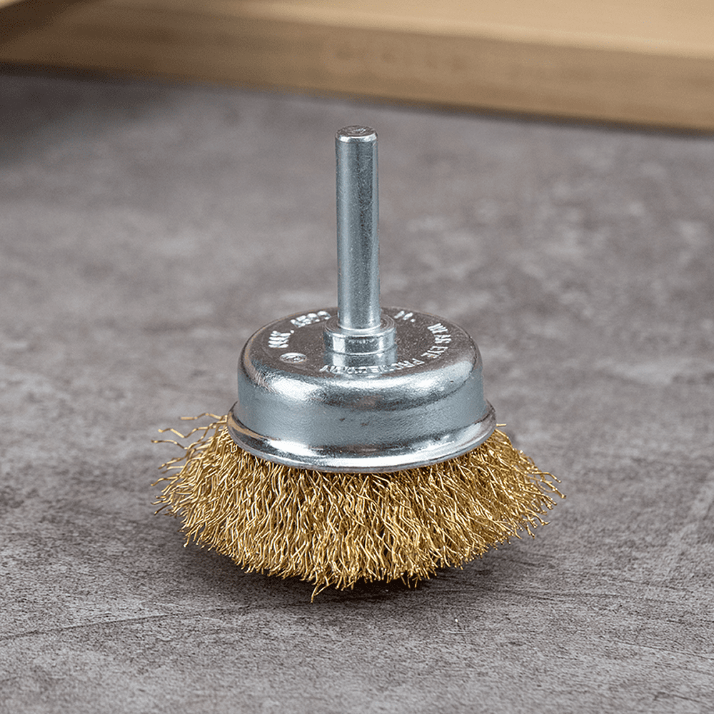 Щетка для дрели Deli YS EDH-GSS075-E3, чашечная, проволочная - 2