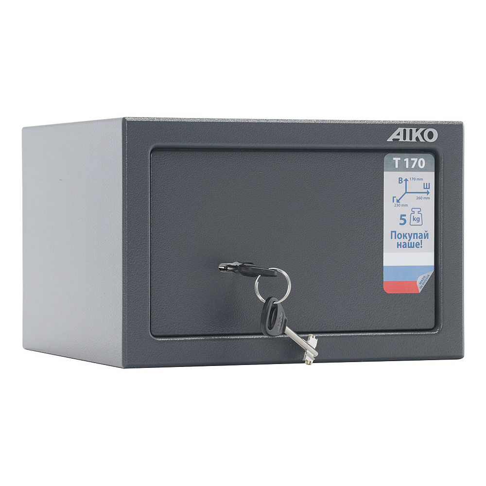 Сейф мебельный AIKO T-170 KL, 170x260x230 мм - 2