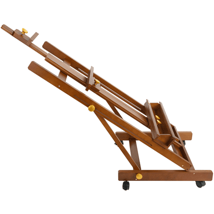 Мольберт-станок "Старый мастер", красный бук, 230 см, холст до 194 см - 4