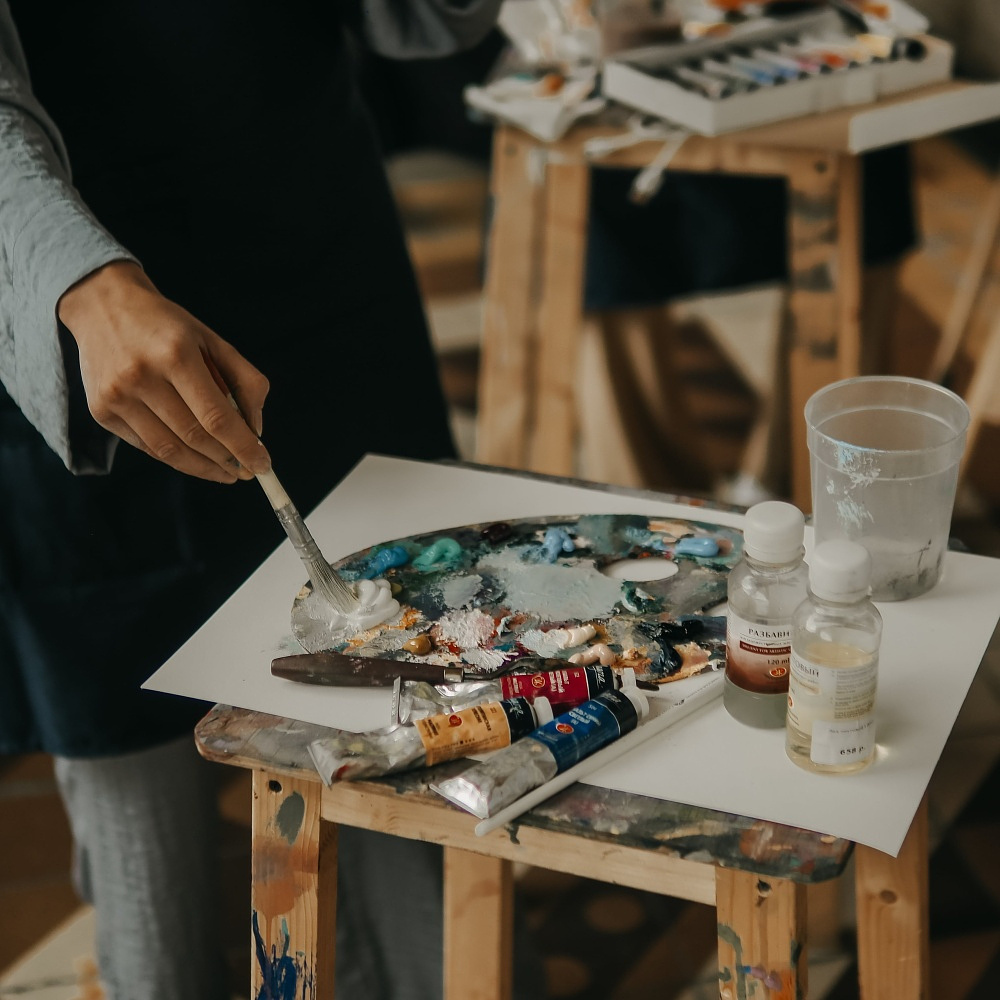 Краски акриловые Ладога, 331 красная, 100 мл., банка - 4