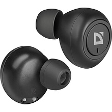 Наушники беспроводные Defender "Twins 638", Bluetooth, черный