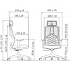 Кресло для руководителя SitZone CH-359A сетка/ткань, черный - 6