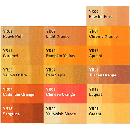 Маркер перманентный "Copic Sketch", YR-07 оранжевый кадмий - 2