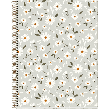 Тетрадь Miquelrius "Green Sp. Flowers", А4, 120 листов, клетка