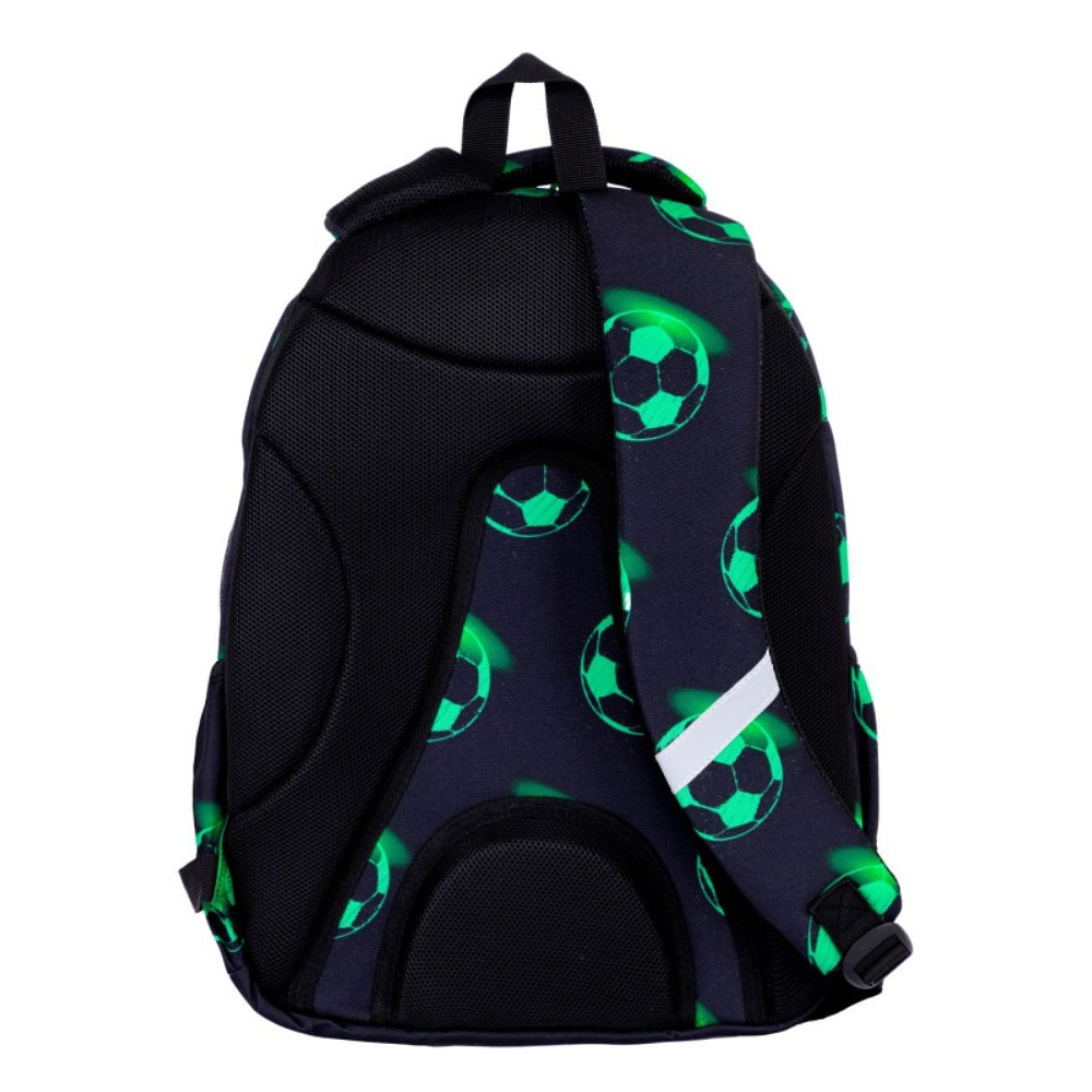 Рюкзак школьный Astra "Neo Football", черный, зеленый - 6