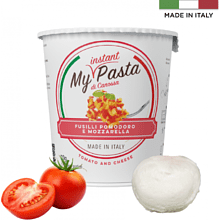 Паста фузилли "My instant pasta" с моцареллой и томатами, 70 г