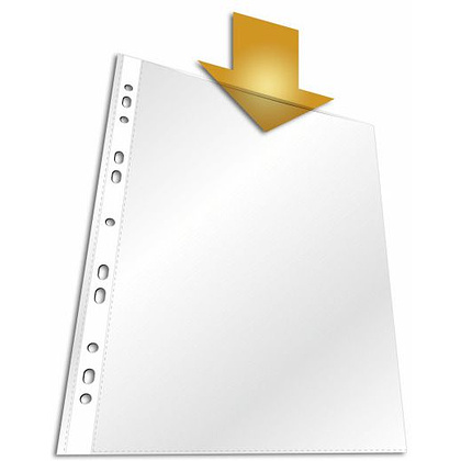 Файл (папка-карман) "Durable", A4, 10 шт, 45 мкм, прозрачный