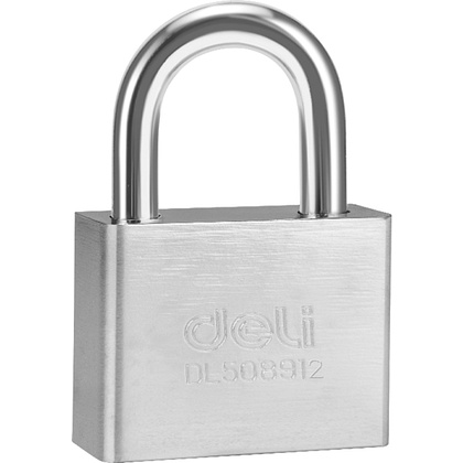 Замок навесной Deli YS EDL508912, 70 мм, автомат, 4 ключа