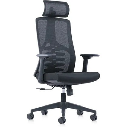 Кресло для руководителя SitZone CH-359A, сетка, ткань, черный, -30%